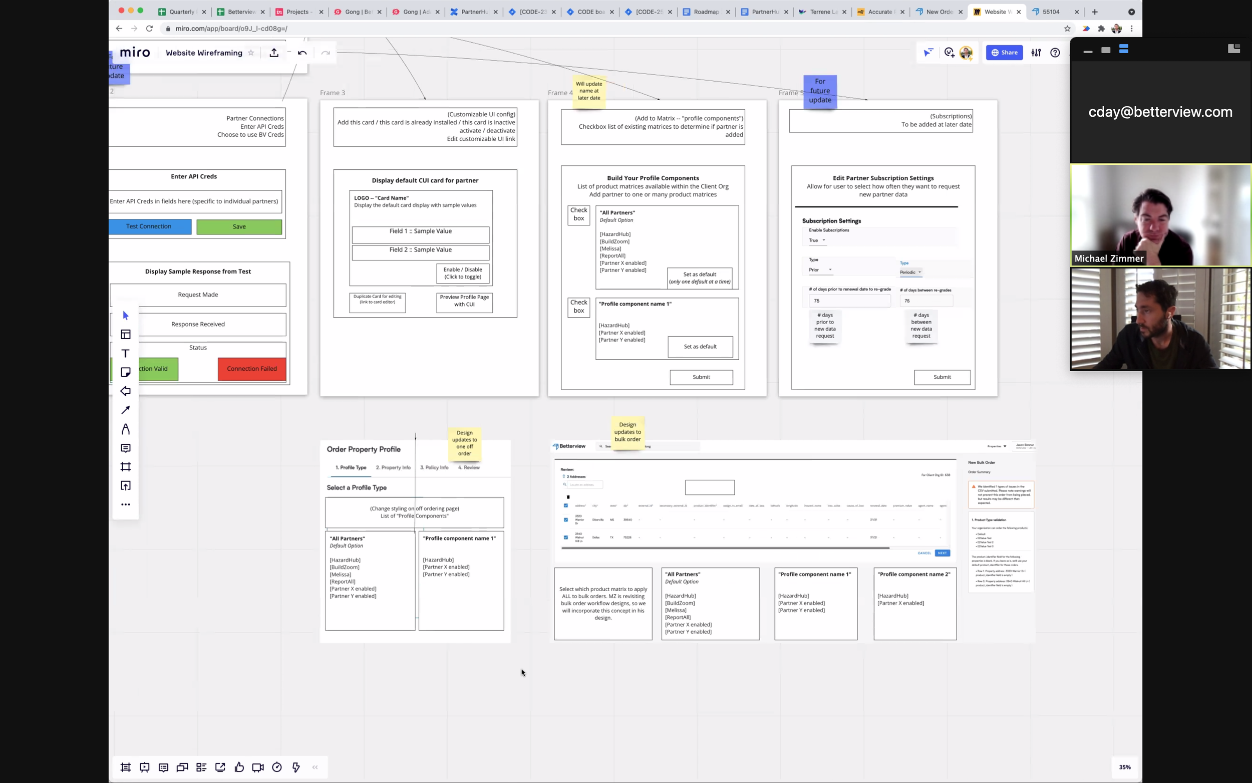 PartnerHub Design Collaboration in Miro