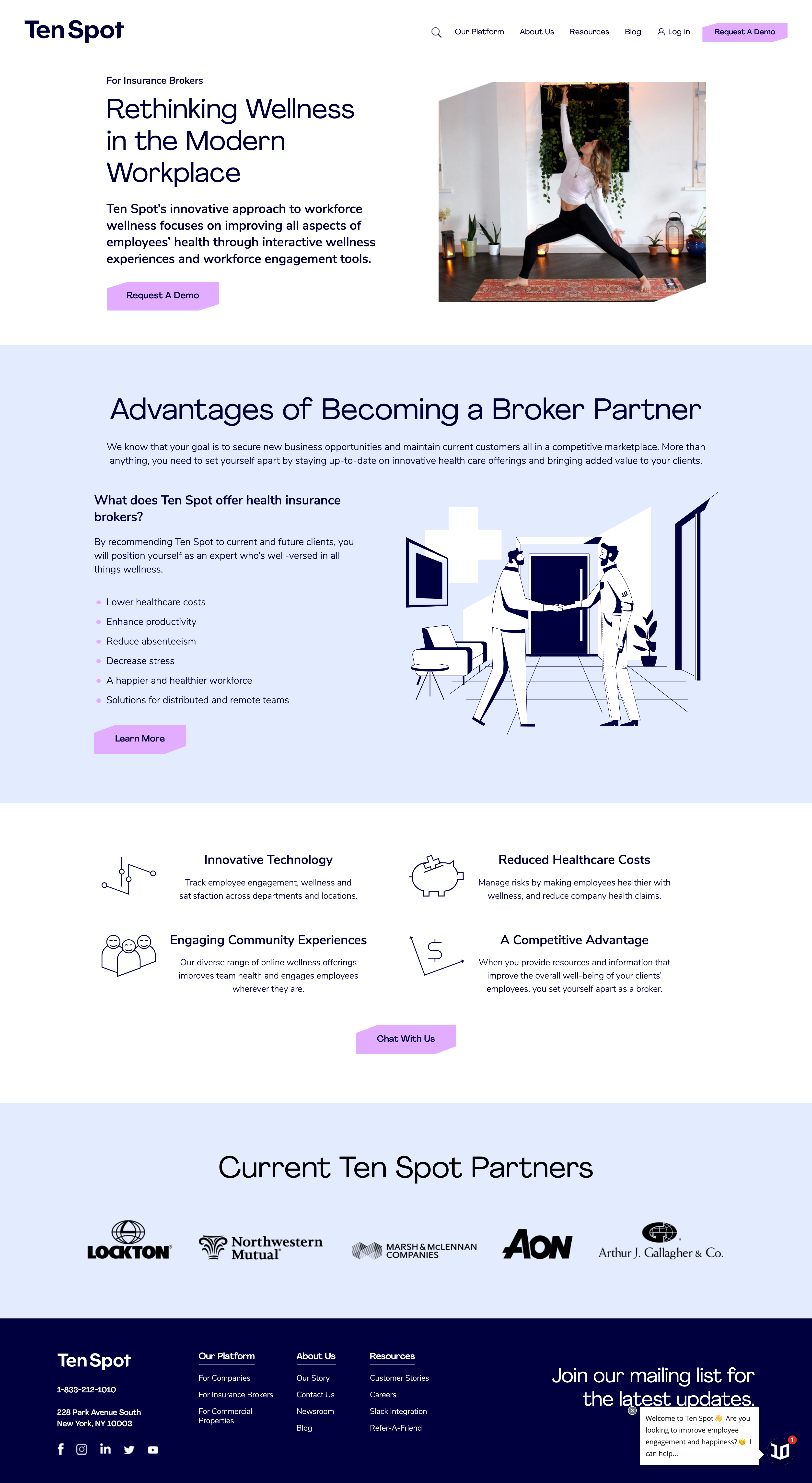 TenSpot Insurance Broker Partnership Marketing