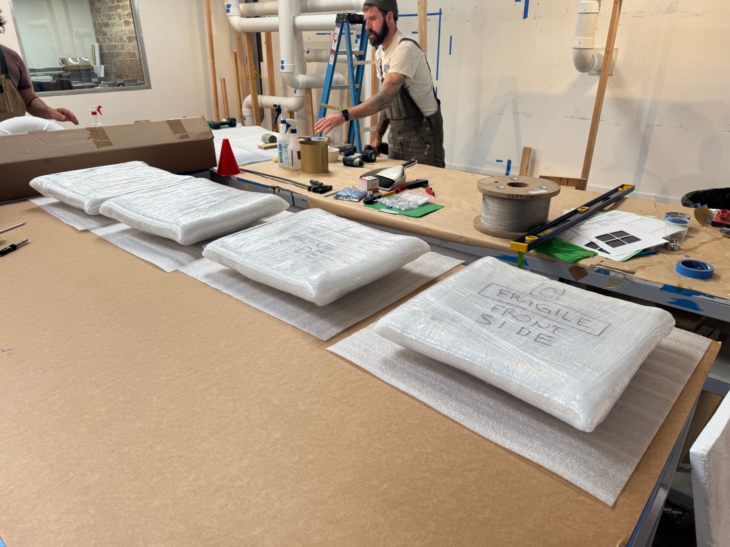 Process image from Ceramic Metal Plates