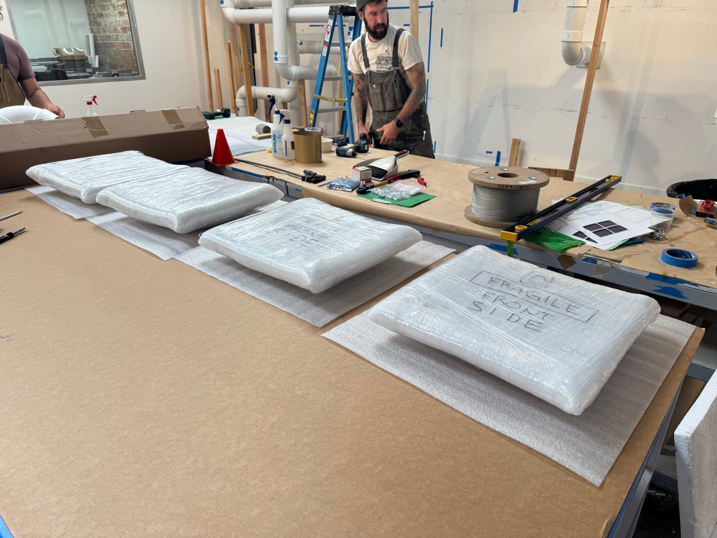Process image from Ceramic Metal Plates