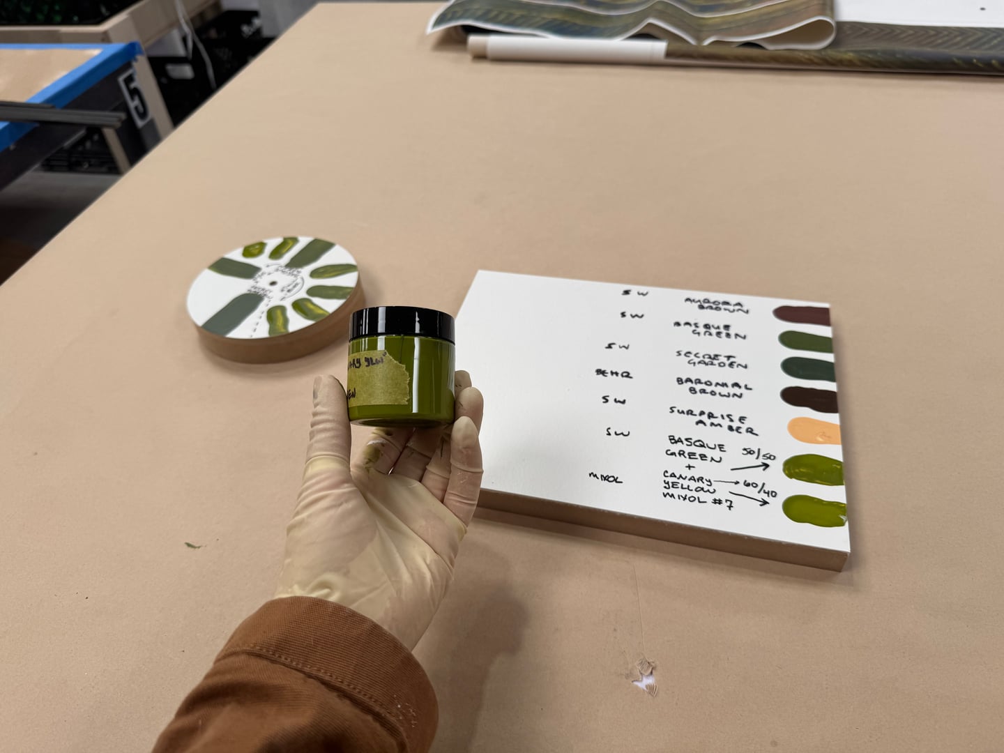 Process image from Custom Color Matching