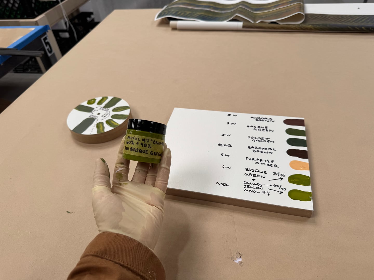 Process image from Custom Color Matching