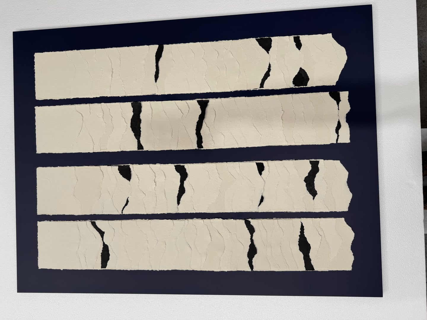 Dyed and Layered Paper Framed - Image 4