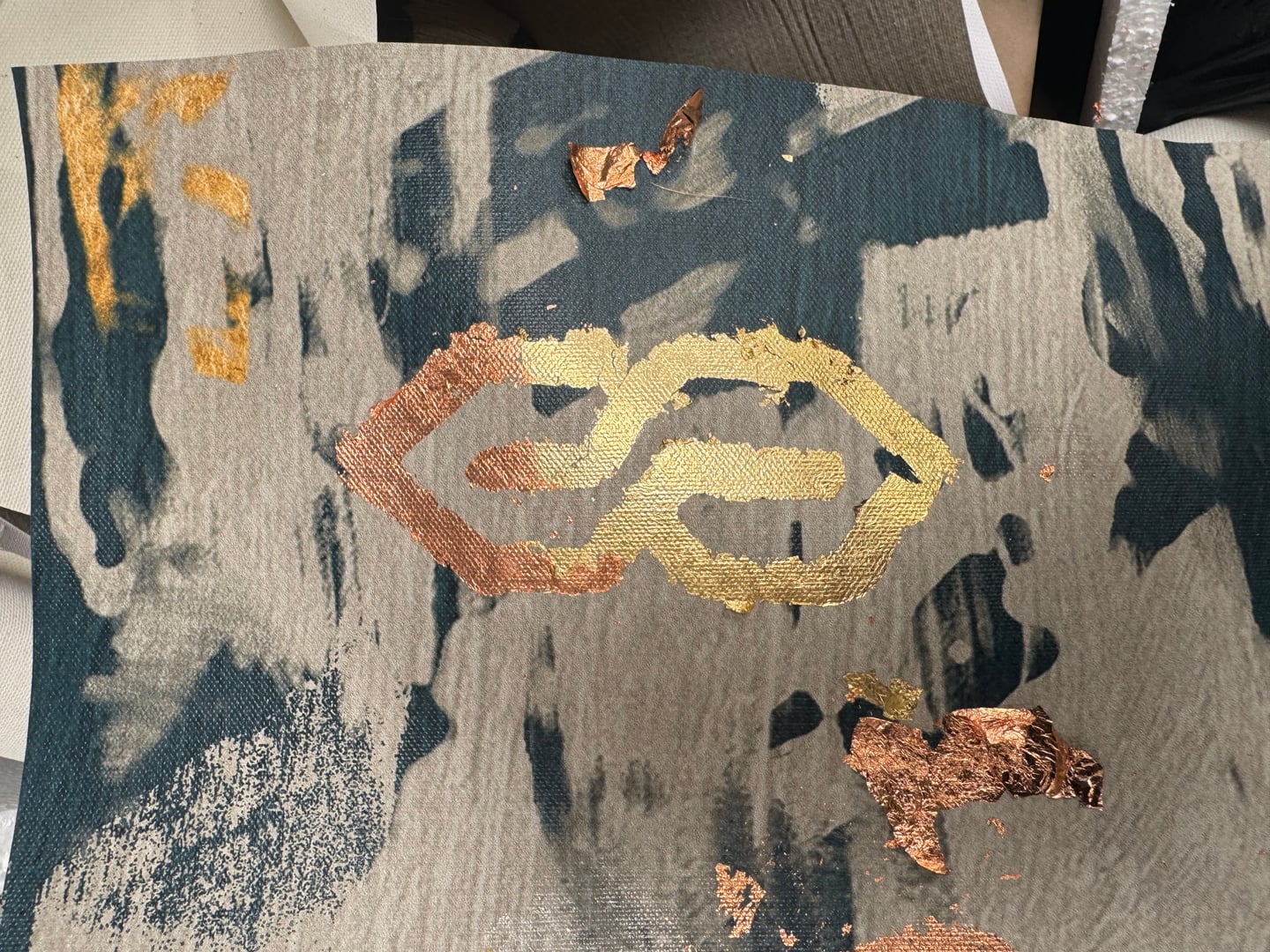 Process image from Gold Leafing