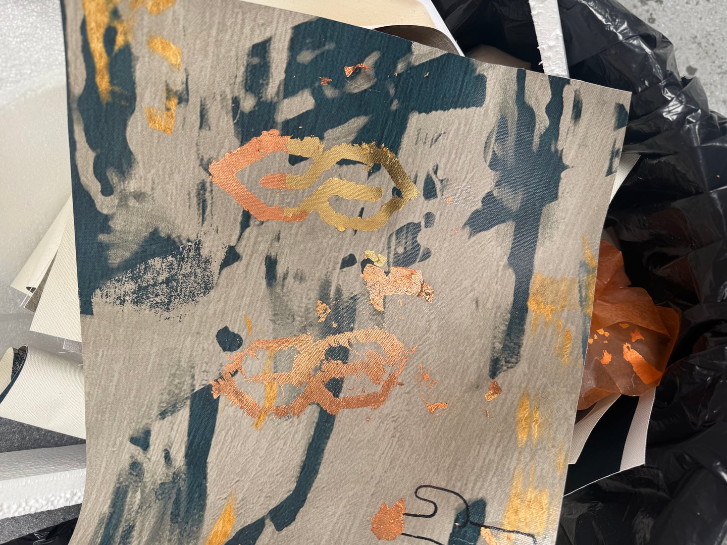 Process image from Gold Leafing