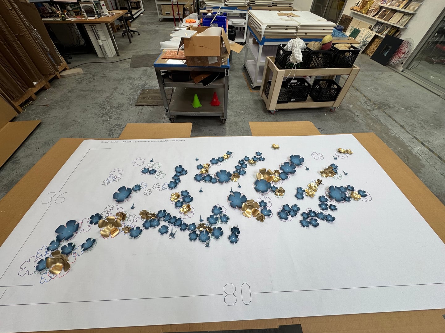 Hammered Metal Flowers - Image 18
