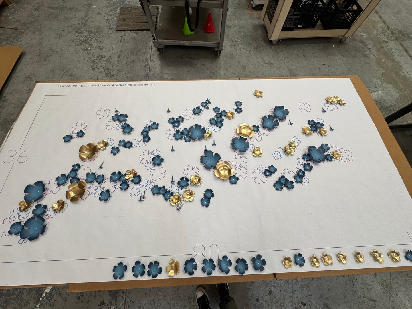 Hammered Metal Flowers - Image 21