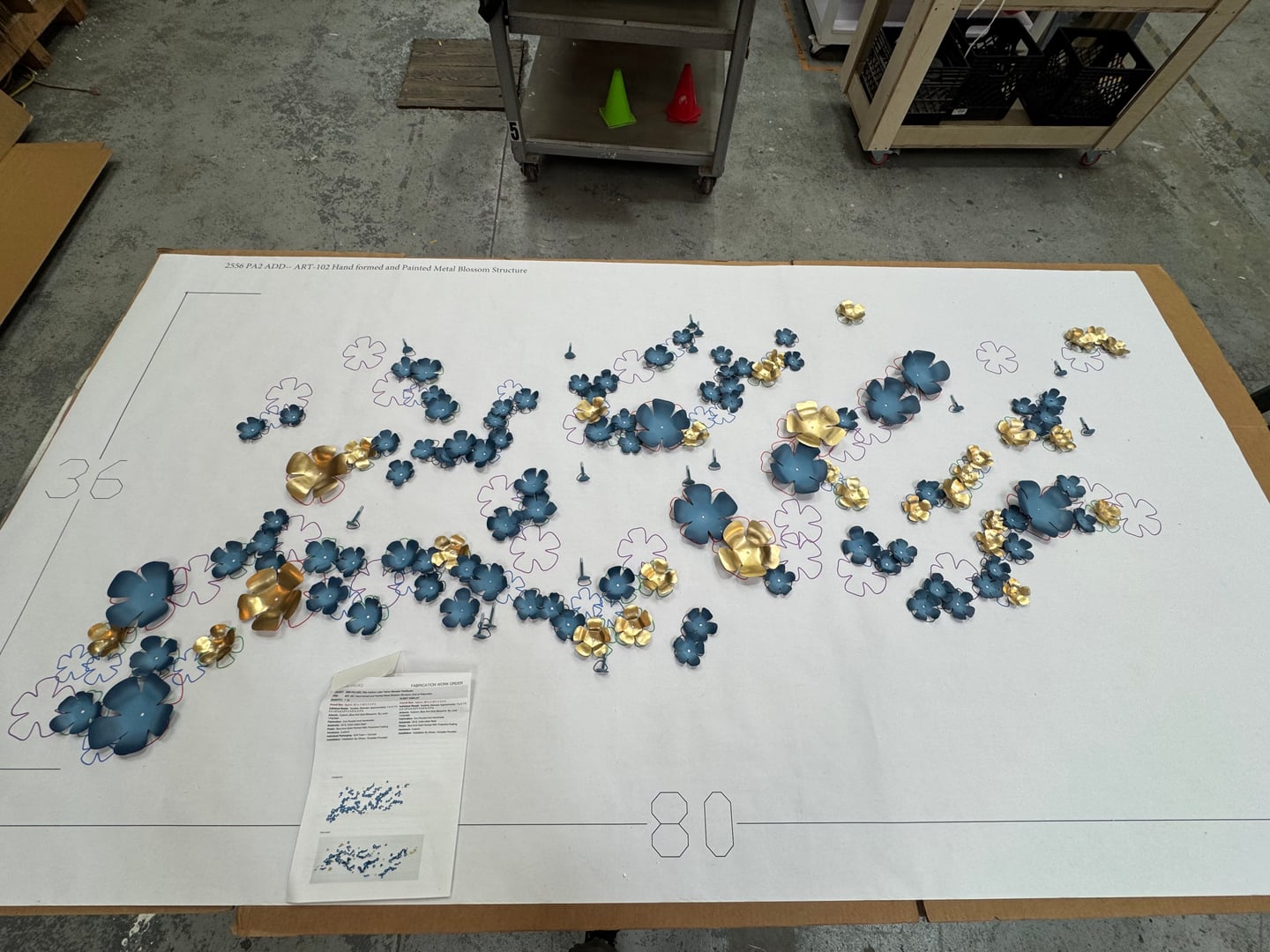 Hammered Metal Flowers - Image 22