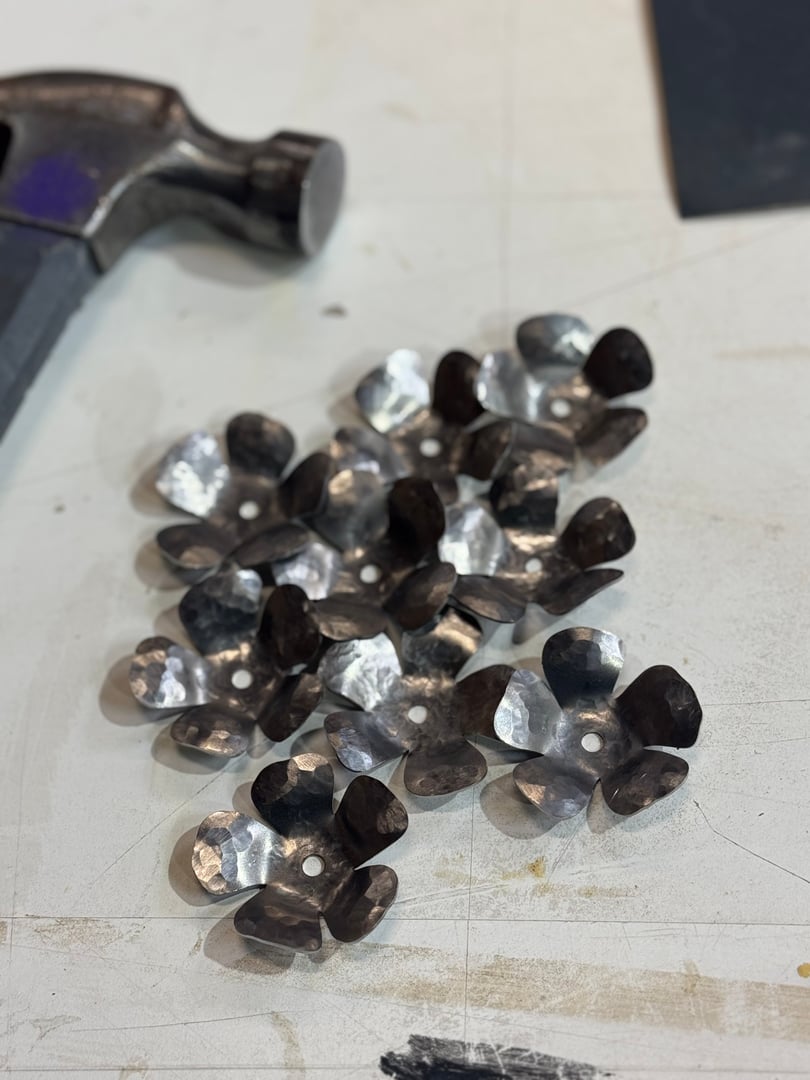Hammered Metal Flowers - Image 25