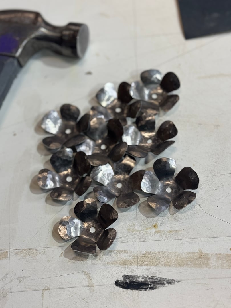 Hammered Metal Flowers - Image 26