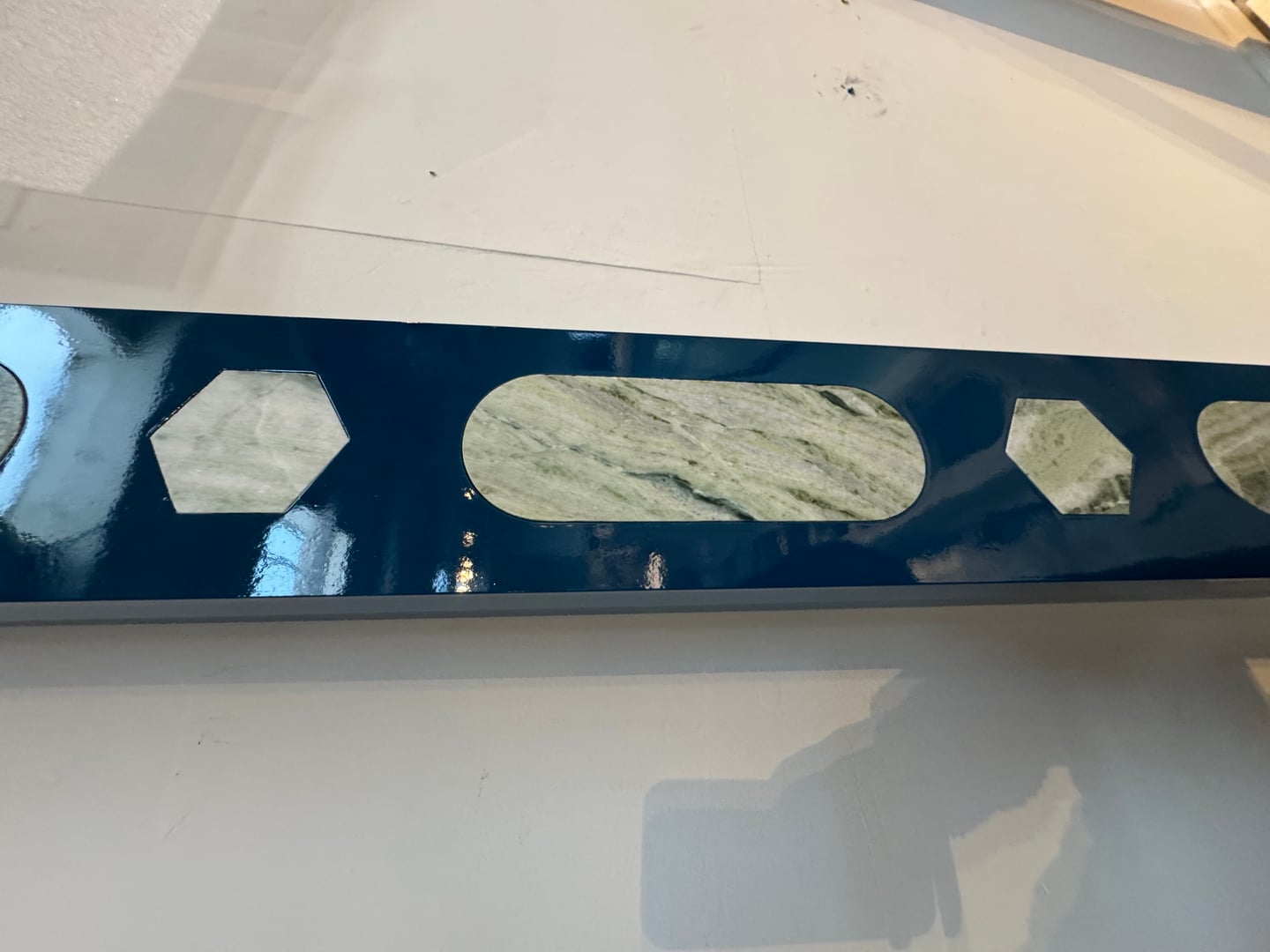 Teal and Stone Antique Mirrors - Image 3
