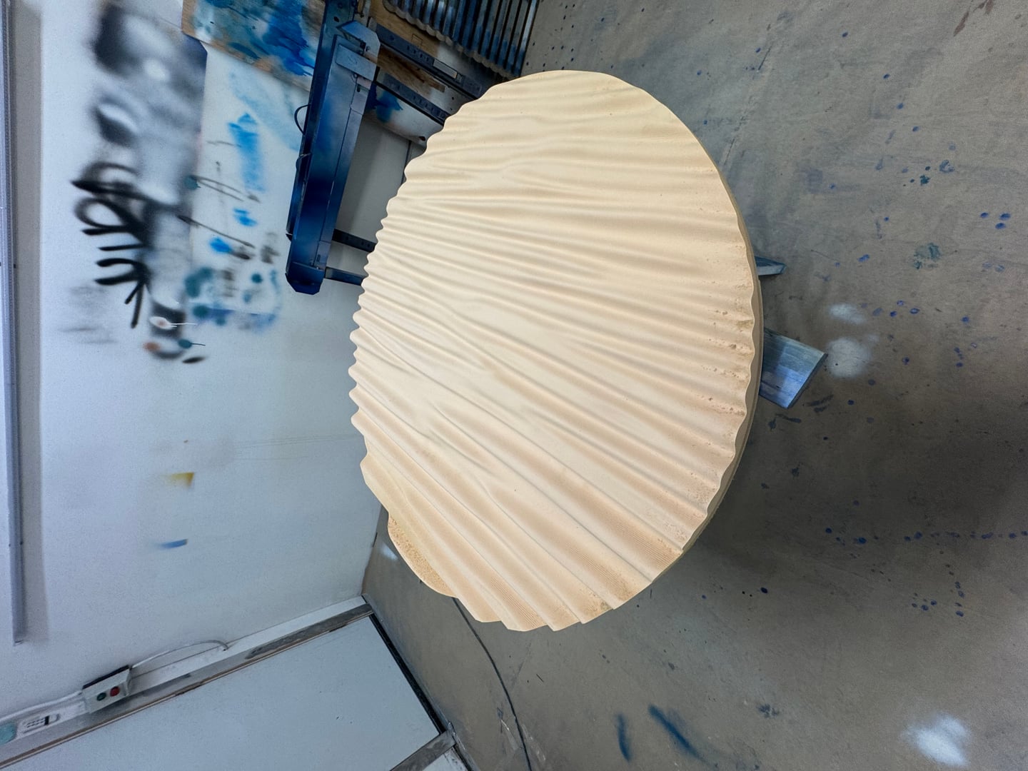 Wooden Drapery Sculpture - Image 1