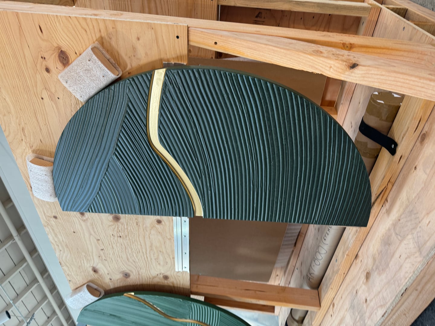 Process image from Z-Gel Finishing