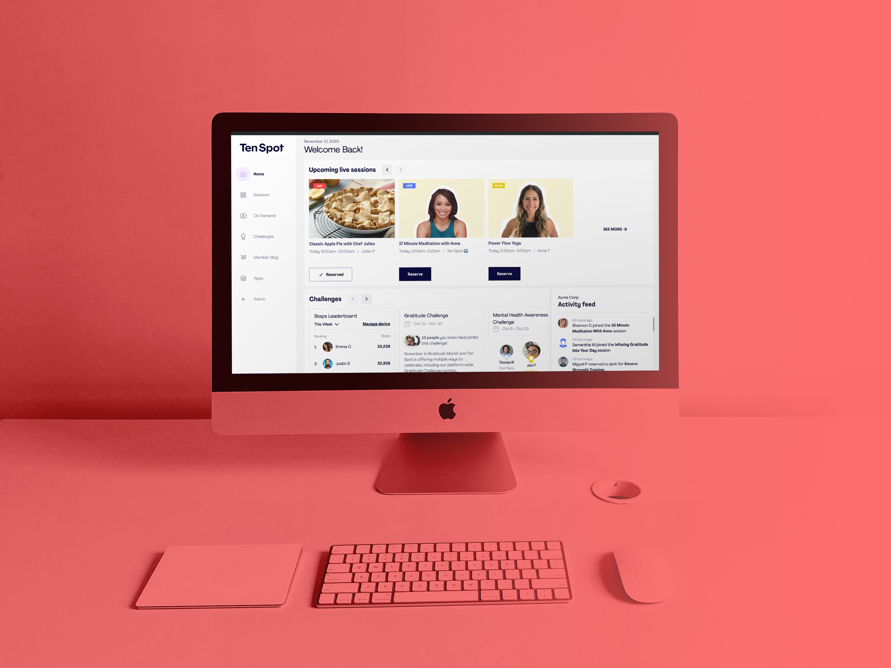 TenSpot Platform Marketing Mockup
