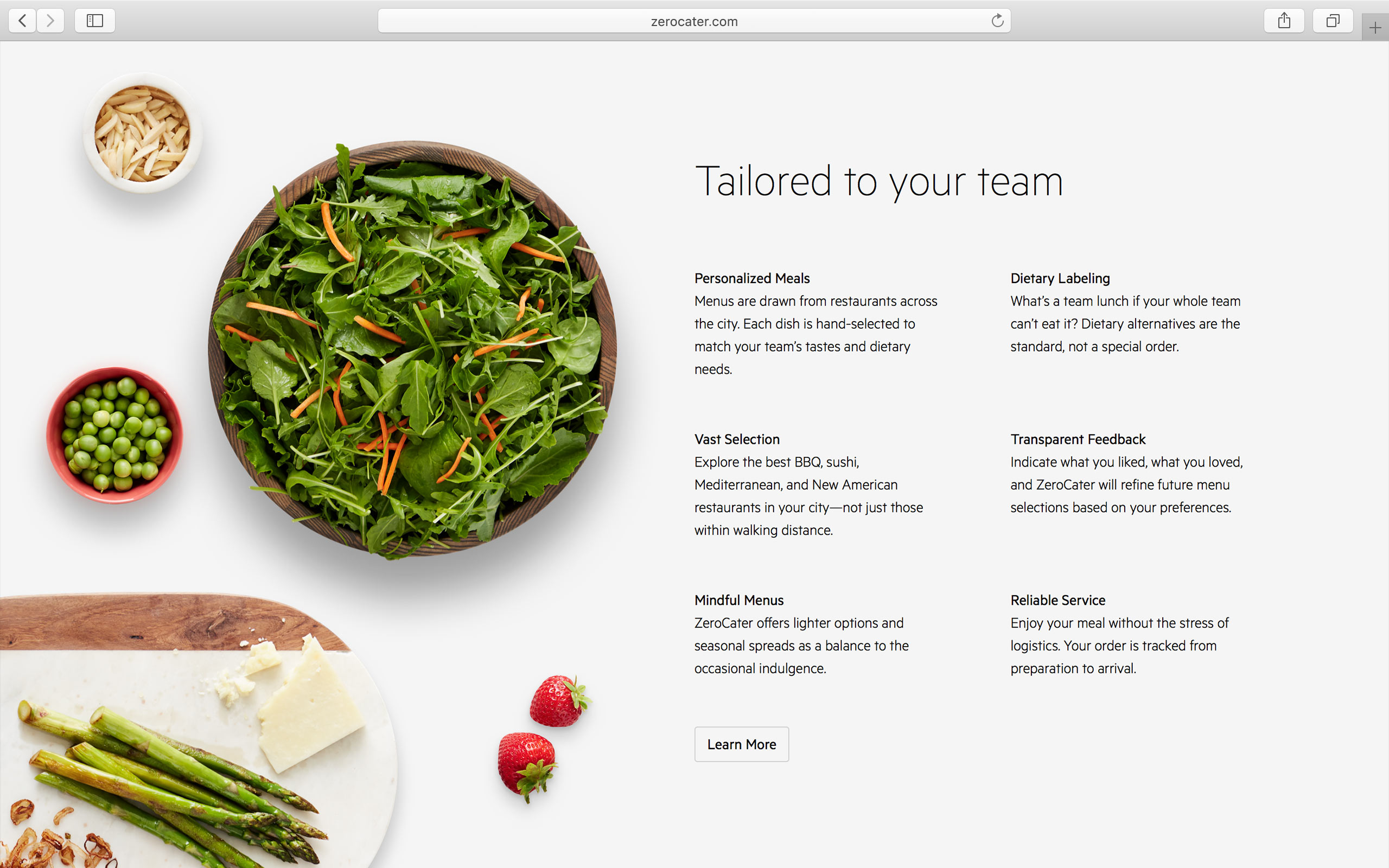 ZeroCater Website Design System Implementation
